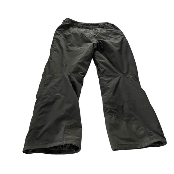 The North Face Dryvent Snow Pants Medium Short Mens Charcoal Gray Cargo Ski - Picture 5 of 9